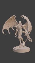 beelzemon demonio alas digimon monstruo anime dibujos animados modelo juegos juguetes 3d print model - Mito3D