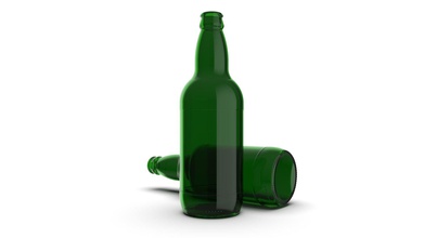 bira şişesi ev şişe cam katı stp adım prototipleme yazdırılabilir 3d standart rukh üretim ambalaj mutfak yemek 3d print model - Mito3D
