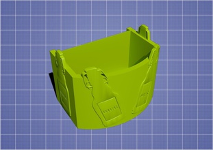 STL-Datei Getränkehalter für den Rücksitz 👽 kostenlos・3D