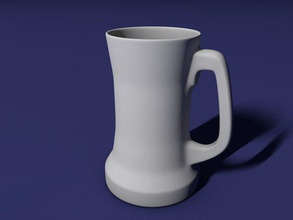 beer mug house tableware beverage glassware glass alcohol drinking kitchen dining fbx 3d print model - Mito3D