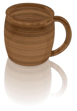 la jarra de cerveza casa taza copa beber el café bebida pub cocina comedor 3d print model - Mito3D