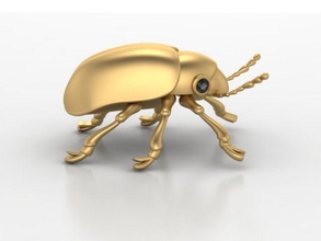 scarabeo gemma occhi pendente 3d stampa modello oro gioielleria collana stampabile argento vespa bianca giallo stampa cnc calcolo diamanti insetto ciondoli 3d print model - Mito3D