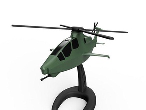 campana 360 invincibile elicottero militare scout combattere veicolo volo aeromobili concetto rotore elica servizio volare miniatura passatempo miniature veicoli Fai 3d print model - Mito3D