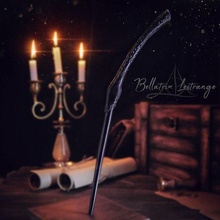 bellatrix lestrange wand - harry potter sirius black dragon snake slytherin hogwarts voldemort hermione harrypotter dumbledore gryffindor battle human beast curly creature magician death games toys game accessories 3d print model - Mito3D