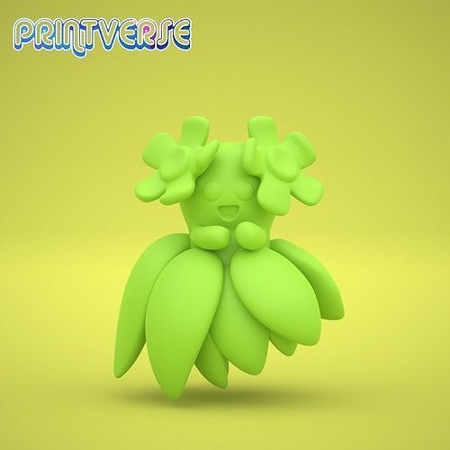 bellosom Pokémon Figur Anime Nintendo Pikachu Pokeball Asche Karikatur Manga Kunst Skulpturen 3D print model - Mito3D
