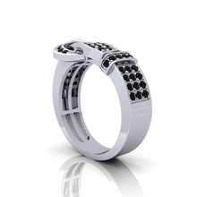 cinto anel jóia gema Casamento noivado diamante jóias imprimível prata ouro joalheria roupa brilhante safira moda beleza esterlina diamantado argolas 3d print model - Mito3D