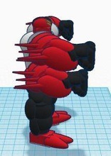 ben 10 reiniciar brazos juguete red dibujos animados juegos juguetes 3d print model - Mito3D
