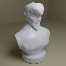 ben 10k bust - 10 ben10 ben10k sculpture art figurine games toys 3d print model - Mito3D