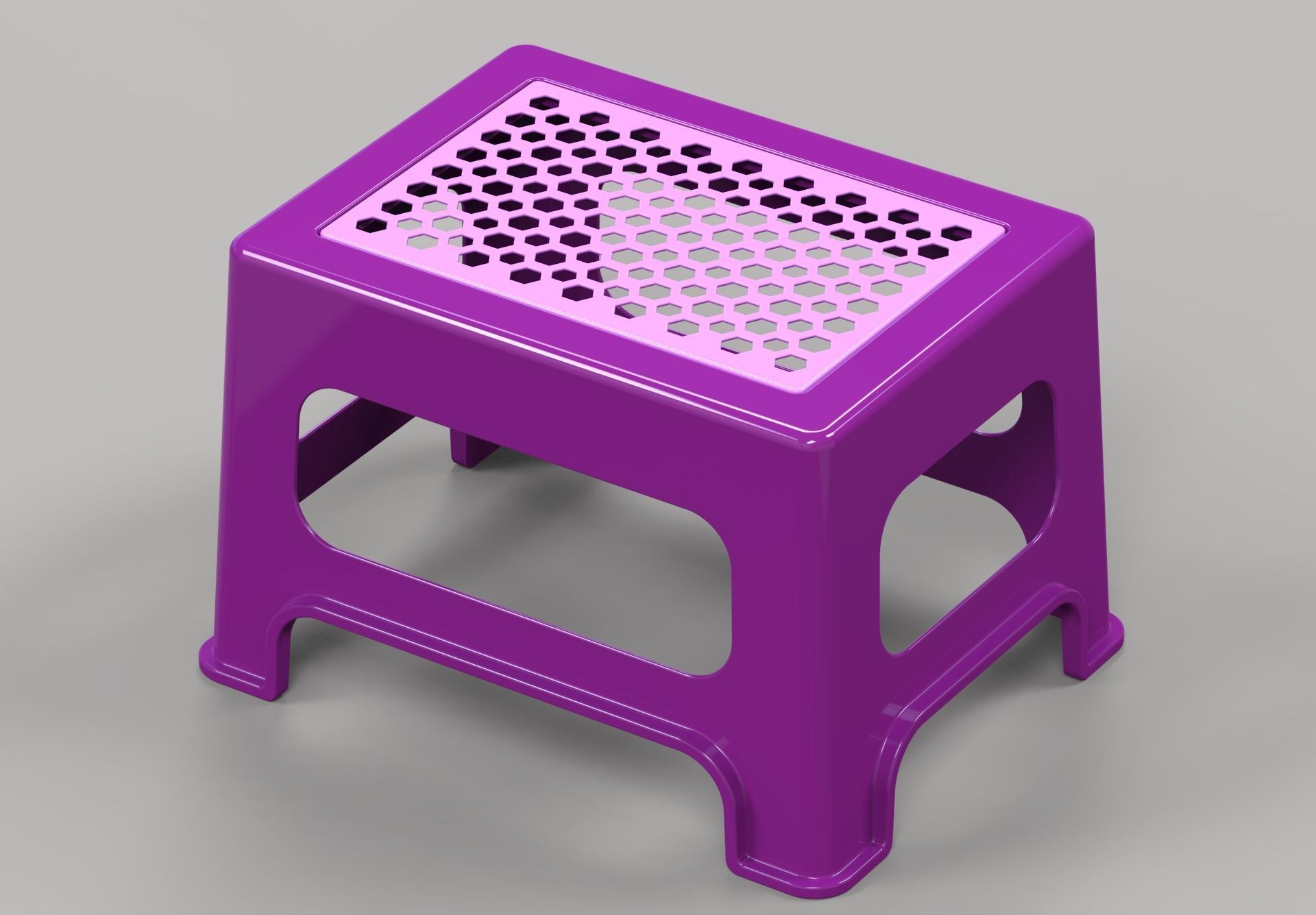 tezgah ev plastik ahşap sandalye alçak zemin taşıma sandalyesi taşınabilir mobilya düşük bahçe çocuklar banyo oynamak atölye veranda 3D print model - Mito3D