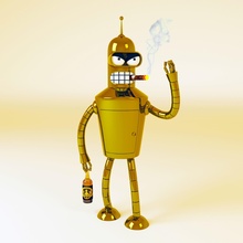 bender bending rodriguez toy futurama evolution robot printing miniatures figurines art sculptures model rodriquez 3dtoy male characters human mad games toys 3d print model - Mito3D