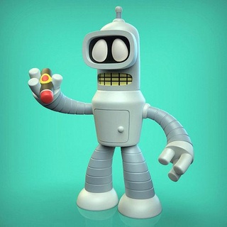 bender futurama mystery mini scifi style robot character print printable toy figurine action articulated statue art sculptures figure 3dprint 3d print model - Mito3D