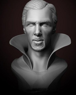 benedetto cumberbatch arte stampabile sculture statua scultura carattere 3d print model - Mito3D