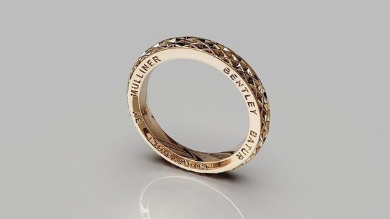bentley anillo joyería joya lujo oro precioso imprimible plata diamante arete pulsera collar coche vehiculo batur anillos Boda 3d print model - Mito3D