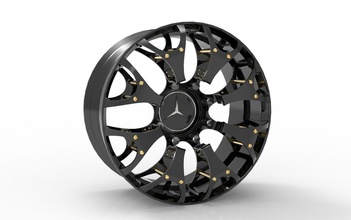 benz sport cerchio amg 3dprintable pneumatico merceds ruota macchina veicolo mercedes corsa Germania Tedesco gara veloce passatempo Fai 3d print model - Mito3D