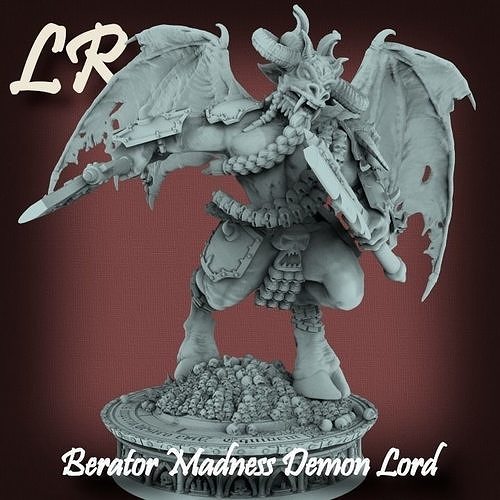 berator madness demon lord table wargame undivided chaos monster rage incarnate games toys game accessories 3D print model - Mito3D