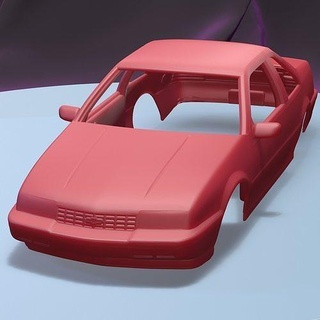 Beretta 1988 imprimível carro corpo fenda escalextrico Tamiya rc miniz controle rastejante ninco Kyosho scx axial jogos brinquedos acessórios 3d print model - Mito3D