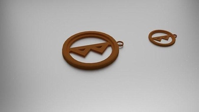 berkanan pendant jewelry fashion norse pendants 3d print model - Mito3D
