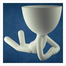mensonge accueil maison vase pot plante décor 3d print model - Mito3D