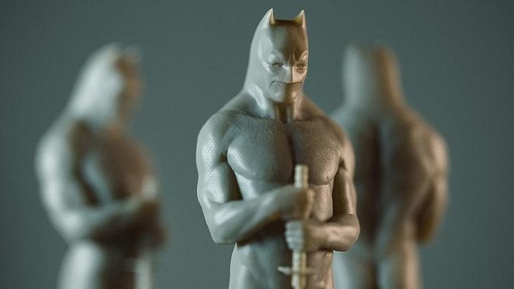 apostar batman Arte personaje esculturas estatua dc historietas figuritas 3d print model - Mito3D