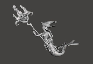 bewitching nami 3d model league of legends wild rift lol games toys 3d print model - Mito3D