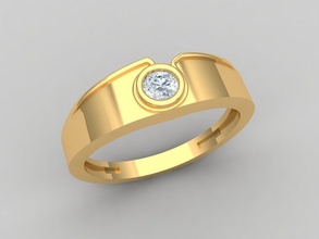 bezal set ring jewel gem engagement wedding jewellery diamond ring silver jewelry engagem gold fashion sterling white brilliant sapphire  beauty rings 3d print model - Mito3D
