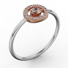 moldura anel mulher aréola joalheria prata jóia Casamento noivado diamante ouro engagem jóias cafajeste gema imprimível moda beleza rinoceronte 3d print model - Mito3D