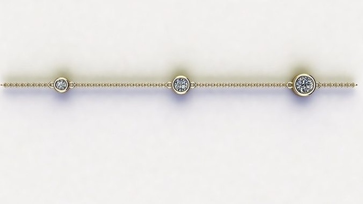 moldura conjunto diamante colares pulseiras jóia joalheria jóias imprimível ouro colar pulseira gema moda beleza acessórios pedra preciosa pingente 3d print model - Mito3D