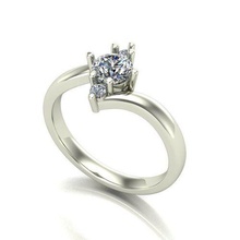 bhdr anel jóias ouro de prata diamante 3d 3ddesign anéis 3d print model - Mito3D