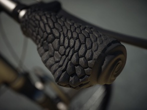 bicicletta scuama grip hobby-fai da te moto manubrio la maniglia scala serpente ruota di gomma elastico flessibile hobby il fai altri coccodrillo pesce 3d print model - Mito3D