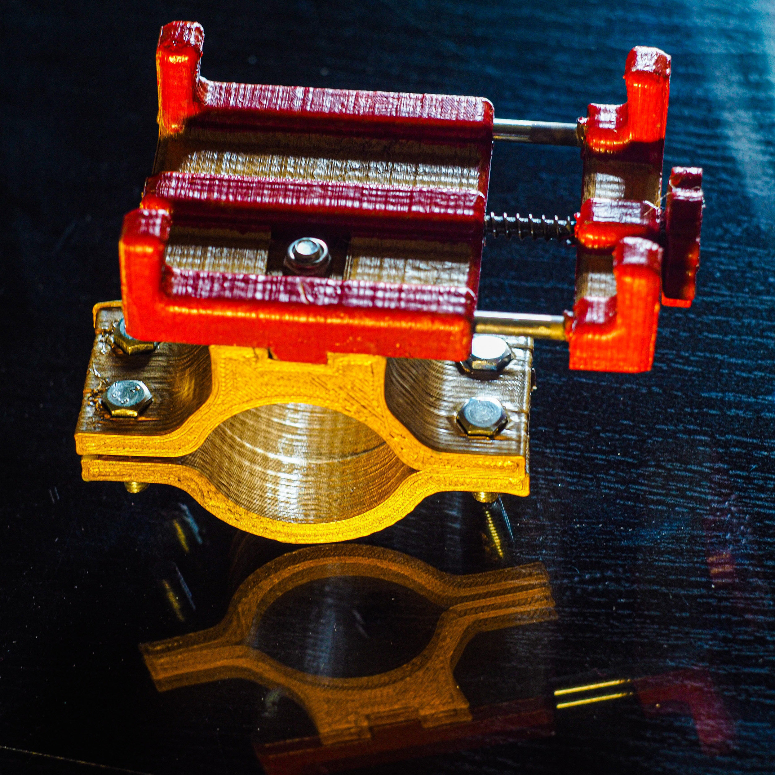 bisiklet akıllı telefon kulp destek araç dirsek hobi kendin yap mekanik parçalar 3D print model - Mito3D