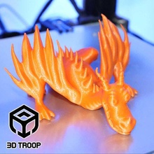 grande ojos continuar formación dragones juguete juego animal niños jugar juegos juguetes 3d print model - Mito3D