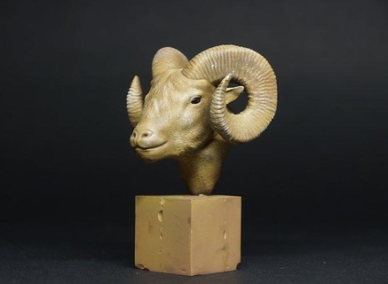 büyük Boynuz koyun 3d Yazdır model heykel memeli Sanat doğa Afrika hayvan baskı modeli 3dprint minyatür 3dprinter heykelcik yaban hayatı hayvanat bahçesi 3dprinting boynuz heykeller 3d print model - Mito3D