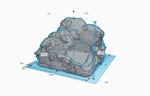 grande terrario cueva acuario animal naturaleza reptil geco serpiente soportado continuar lagartija casa 3d print model - Mito3D