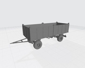 reboque transporte caminhão trator semi remessa passatempo faça mecânico partes 3d print model - Mito3D