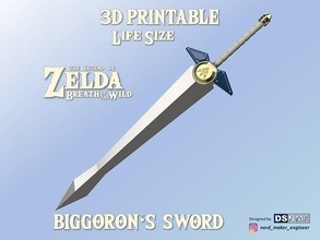 Biggoron épée Zelda souffle sauvage vie Taille Légende Goron lien triforce Jeux jeu cosplay nintendo accessoires commutateur Ganondorf ganon hyrule 3d print model - Mito3D