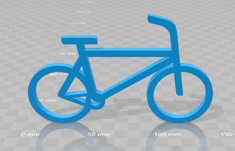 bike 3d printable gift simple hobby-diy bicycle biking present design desk decoration personalized personalised custom scale hobby diy other 3d print model - Mito3D