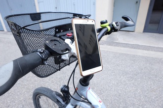 vélo magnétique de soutien des smartphones loisirs-bricolage aimant vélos le gps modelisation smartphone velo passe-temps bricolage mécanique pièces hobby mécaniques 3d print model - Mito3D