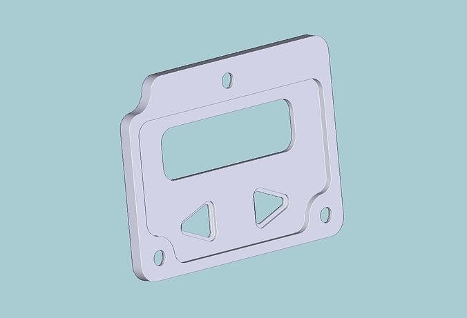 billet box rev4 control panel fire button plate billetbox plates hobby diy 3D print model - Mito3D