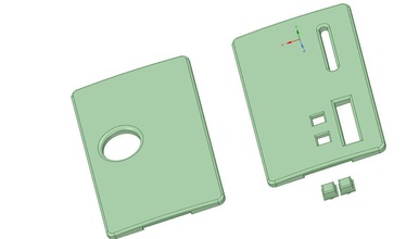 billetbox pannels rev 4 cutouts-sla-curved mod vape panel design hobby diy fix maintenance panels door pannel sla print box 3d print model - Mito3D