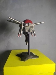 bioman neo intelecto cérebro ventilador arte mecha robô olho brinquedo exibição 3d print model - Mito3D