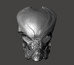 bionisch raubtier cyborg biomask helm maske ultra detailliert stl aliens avp jagd gründe gameqraft untergang beben xeno yautja spiele spielzeuge 3d print model - Mito3D
