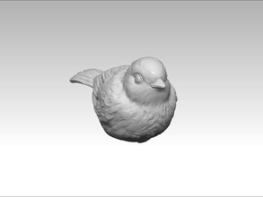 oiseau-paridés art animal caractère d'oiseaux la sculpture d'impression printering d'autres mathématiques mathématique 3d print model - Mito3D