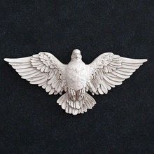 joyería joya colgante pendiente pájaro paloma animales alas plumas águila arte esculturas oro anillo plata imprimible tucán flamenco 3d print model - Mito3D