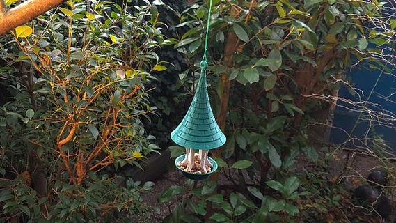 pássaro alimentador micro pássaros Casa passarinho jardim cela natureza têmpora ar pequeno asiática quintal monumento santuário animal alpiste casa livre 3d print model - Mito3D