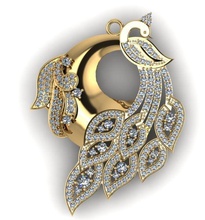 bird jewelry pendant ring logo rings pendants versace print design monument art gold platinum download silver necklaces caiters gem diamond chicken 3d print model - Mito3D