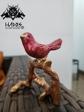 bird napkin rings deco animal statue gadget poly art ring christmas table decoration elegant cool nice adorable cute house accessories 3d print model - Mito3D