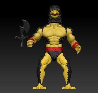 birdman remco bestia guerrieri azione figura Vintage gara remcobeastwarriors motu fivepointfive personalizzato uccello Giochi giocattoli 3d print model - Mito3D