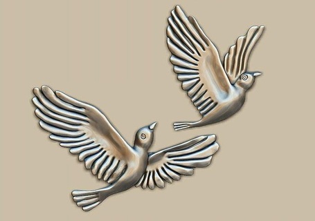 birds wall decoration home decor architectural interior furniture design architecture jewerlly necklaces jewelry house gold printable silver art sculptures 3d print model - Mito3D