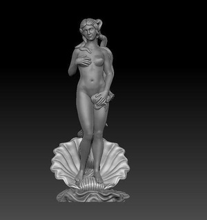 naissance Vénus statue 3d impression art sculpture marbre figure femme ancien corps grec déesse sculptures 3d print model - Mito3D