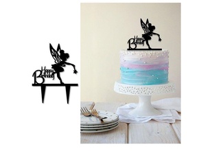 torta di compleanno topper (set 3 casa gioia divertente famiglia occasione celebrazione accessori 3d print model - Mito3D